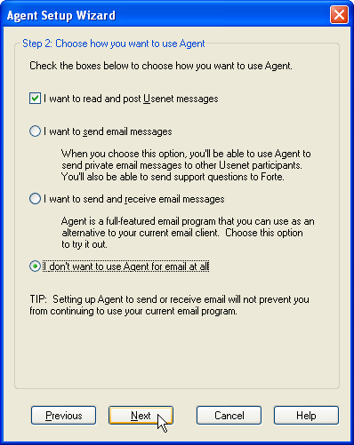 Step 2: Choose how you want to use Agent