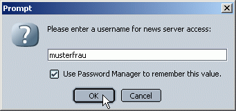 Enter your username